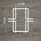 Ekena Millwork Medium Granby Decorative Fretwork Wall Panels in Architectural Grde PVC, 15 3/8"W x 15 3/8"H x 3/8"T WALP16X16GBY - alternate 2